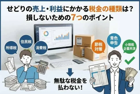 せどりにかかる税金(AI活用で自社制作)