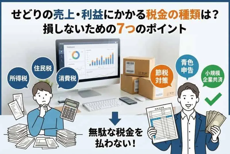 せどりにかかる税金(AI活用で自社制作)