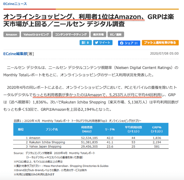 ECzineニュースの記事