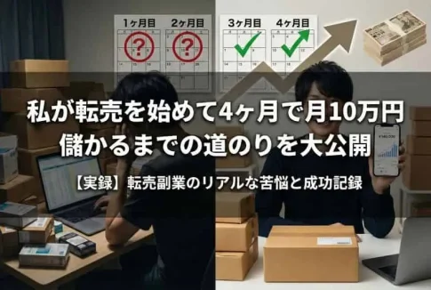 転売で儲かる(AI活用で自社制作)