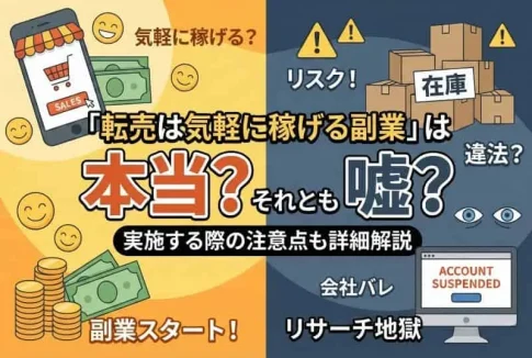 副業で転売(AI活用で自社制作)