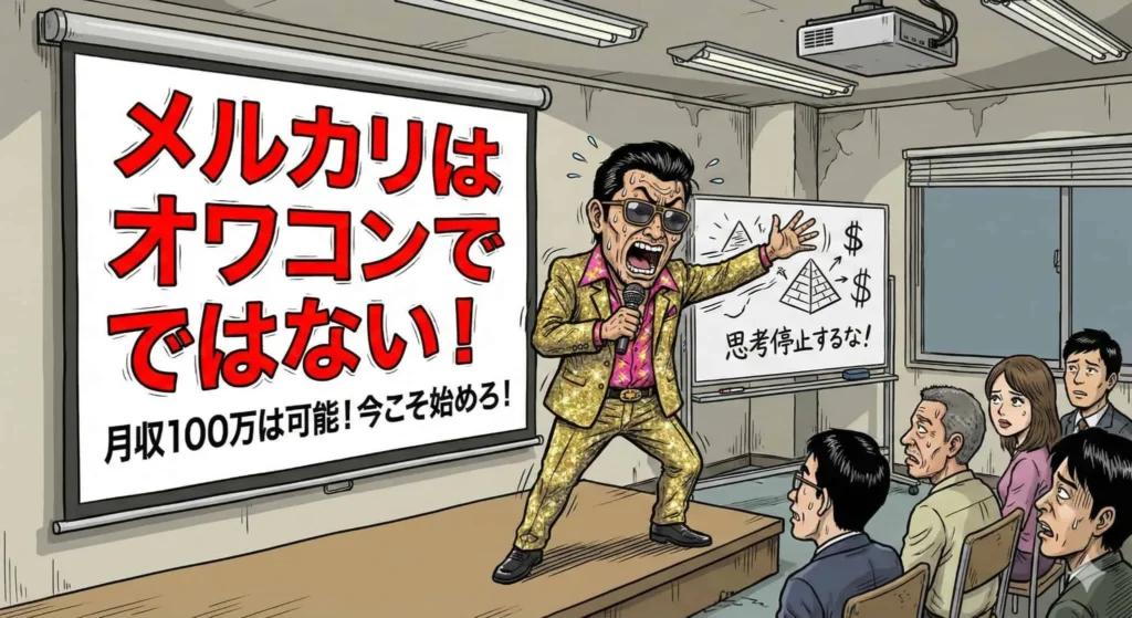 メルカリはオワコン(自社制作)