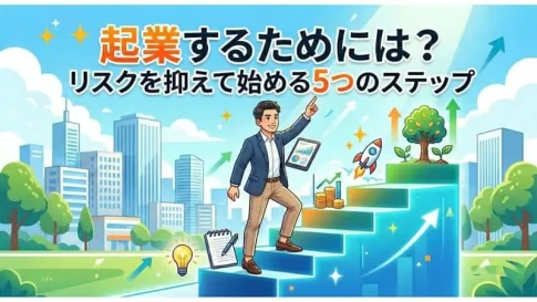 「起業するためには」のアイキャッチ画像：自社制作