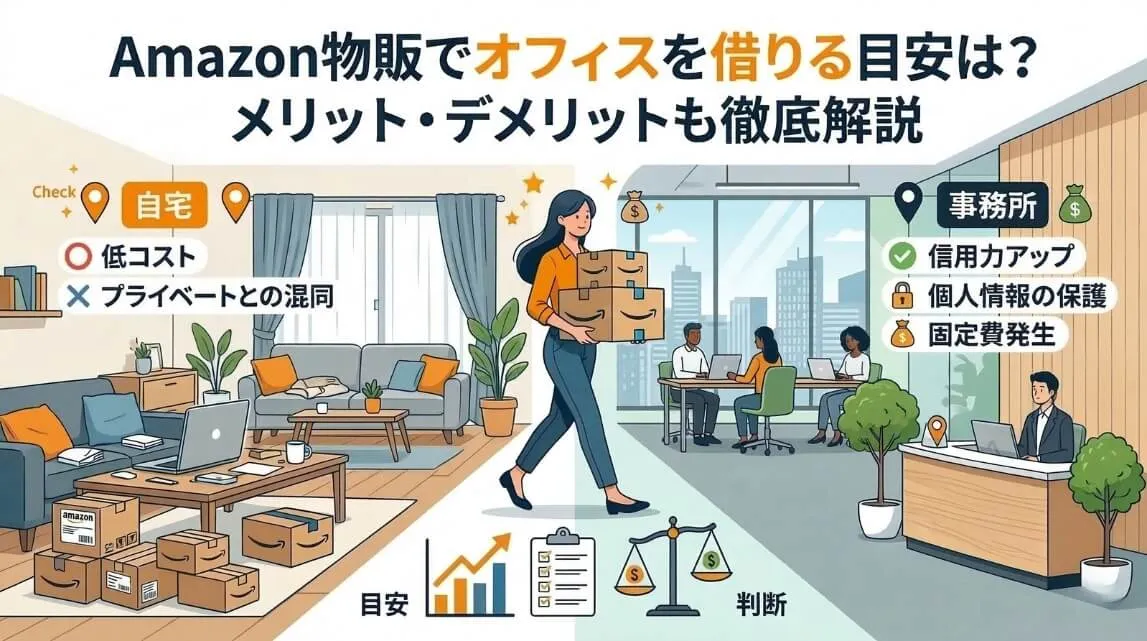 Amazon物販でオフィスを借りる目安